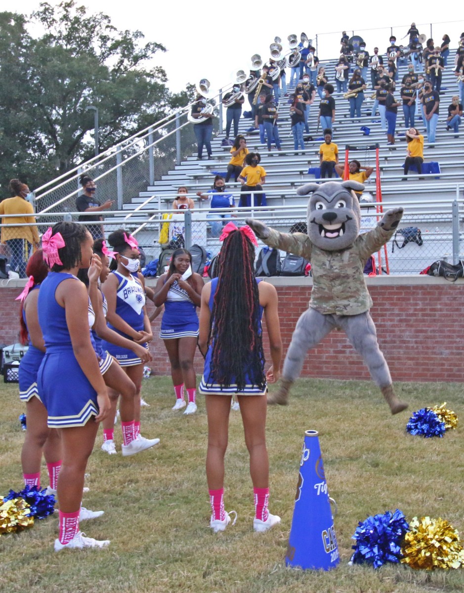 Bradwell Institute hosts military appreciation football game, falls to