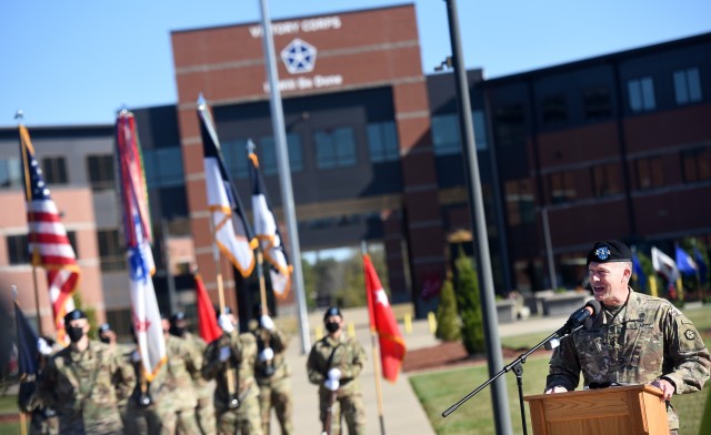 Historic V Corps activates at Fort Knox on ‘picture perfect’ day