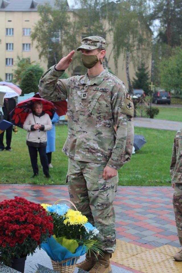 Task Force Soldiers stand with Ukrainian partners on Defender’s Day ...