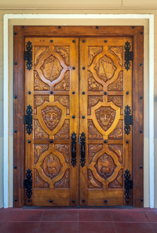 Theater door