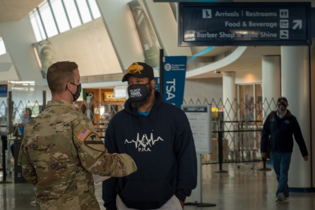 NY National Guard supports COVID-19 travel safety operations