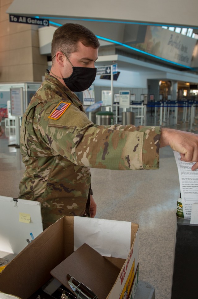 NY National Guard supports COVID-19 travel safety operations