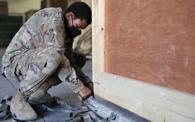 101st Division Sustainment Brigade assumes Operation Spartan Shield logistics mission