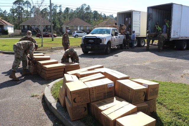 Mississippi National Guard supports Hurricane Zeta recovery