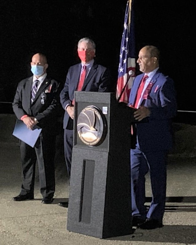USAG Fort Buchanan joined military and federal agencies at Drug Enforcement Administration's Red Ribbon Campaign kick-off event held October 20, 2020 at El Morro fortress in San Juan, PR.