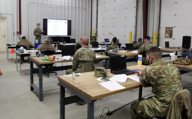 A Regional Training Site (RTS)-Maintenance instructor leads a class Oct. 15, 2020, at the RTS-Maintenance training complex on the cantonment area at Fort McCoy, Wis. RTS-Maintenance trains hundreds of Soldiers every year. RTS-Maintenance at Fort...
