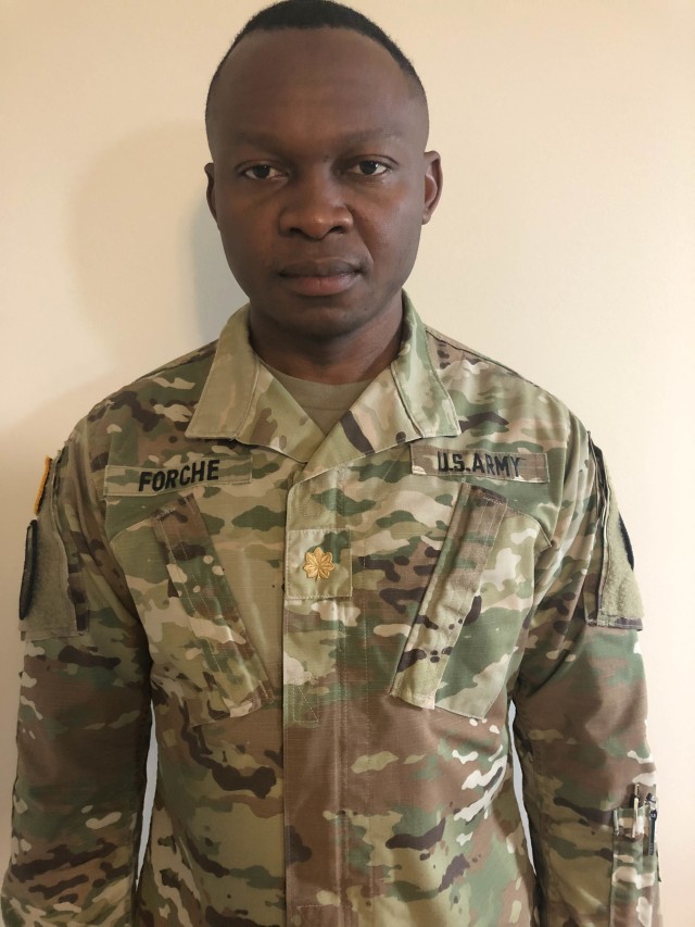 Allen Forche, an U.S. Army Aviation and Missile Command logistics specialist, also serves in the U.S. Army Reserves, Oct. 25. (Courtesy photo)