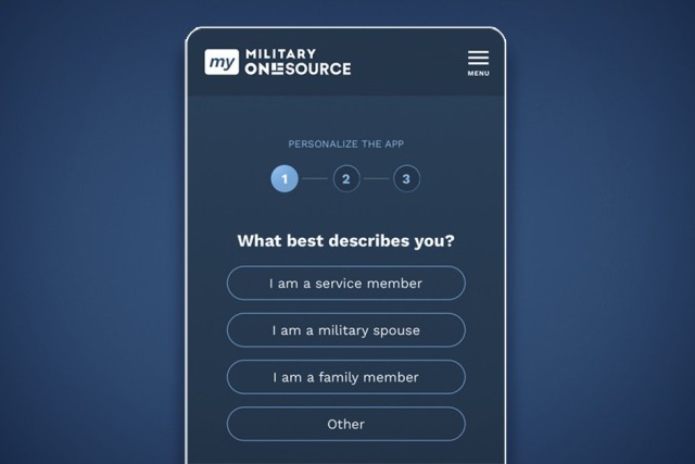 Military OneSource app.