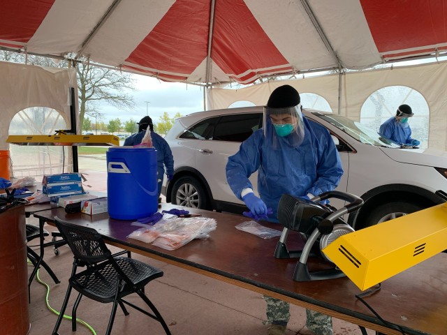 Wisconsin National Guard tops 800,000 COVID-19 tests