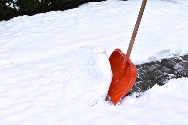 Snow Shovel Stock Image