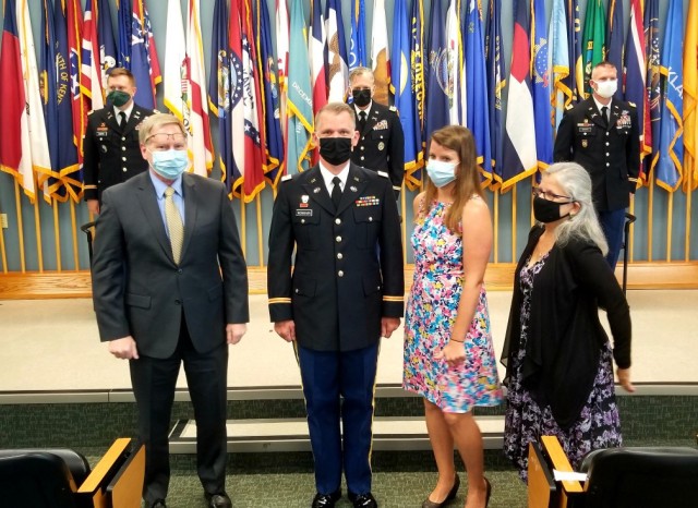 Warrant Officer Michael McMahan, an Army Reserve Soldier assigned to the 94th Training Division – Force Sustainment (TD-FS), officially joined the warrant officer ranks after completing Warrant Officer Candidate School (WOCS) and participating in a graduation and pinning ceremony held at Fort Pickett, Virginia, this year.