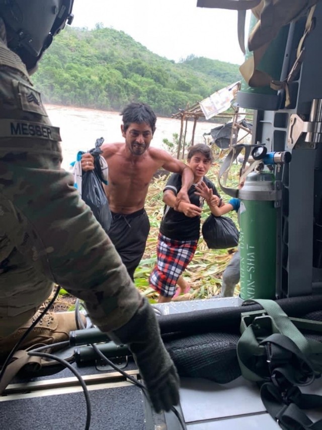 Army efforts save lives following historic hurricane