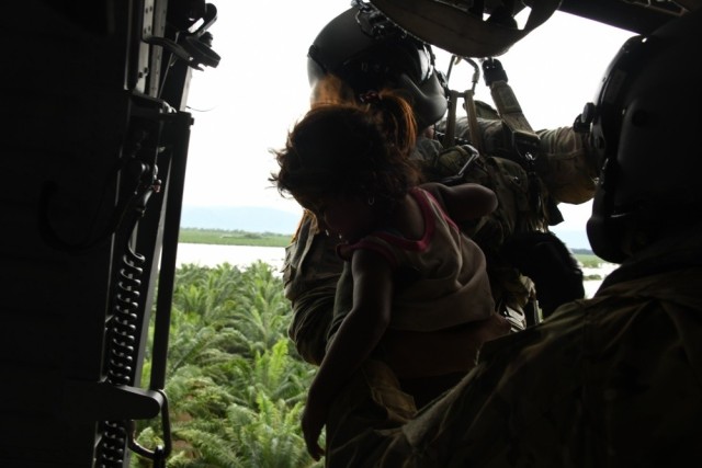 Army efforts save lives following historic hurricane
