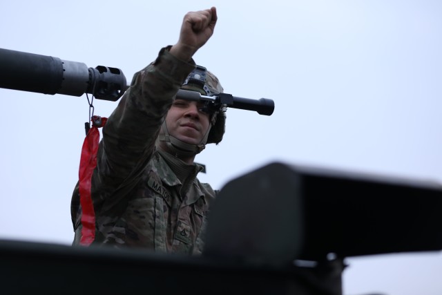 Bemowo Piskie Training Area, Poland- U.S. Army cavalrymen from 2nd Cavalry Regiment's Fox and Ghost Troops were the first U.S. Forces ever to fire the coveted Mark 3-10 programmable air burst munitions Nov. 12, 2020, at Bemowo Piskie Training...