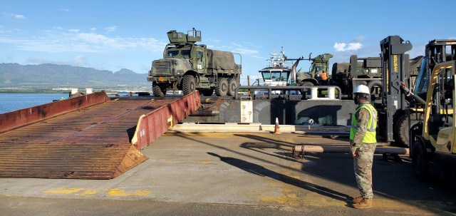 599th Trans. Bde. conducts quick turnaround at West Loch