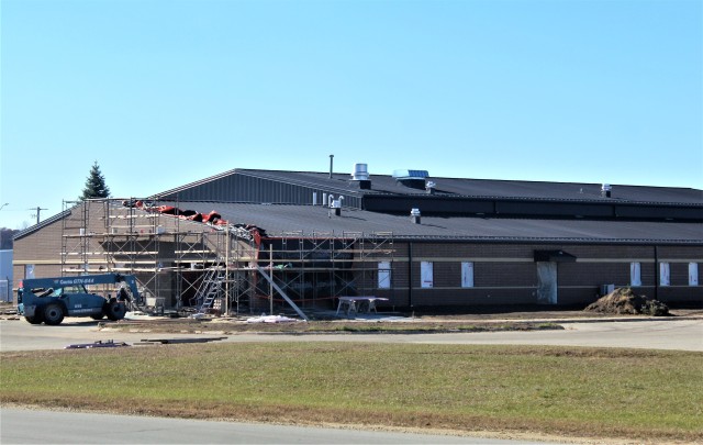 Renovation work on building 2880 on the cantonment area at Fort McCoy, Wis., is shown Oct. 30, 2020. This former facility used by a Navy Reserve Seabees unit is undergoing the renovation to create new spaces for several garrison offices from the...
