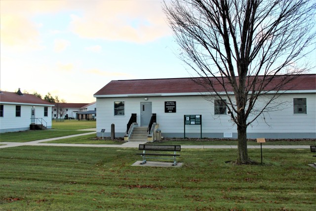 Historical buildings are shown Nov. 11, 2020, at Fort McCoy, Wis., at the installation’s historic Commemorative Area. The Commemorative Area consists of five World War II-era buildings set aside to help tell Fort McCoy’s unique story. These...