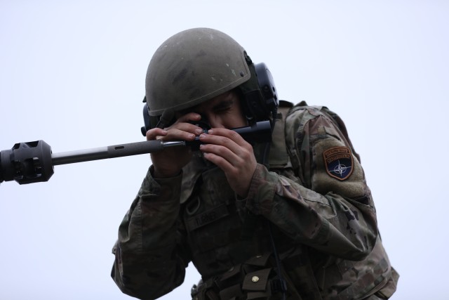 Bemowo Piskie Training Area, Poland- U.S. Army cavalrymen from 2nd Cavalry Regiment's Fox and Ghost Troops were the first U.S. Forces ever to fire the coveted Mark 3-10 programmable air burst munitions Nov. 12, 2020, at Bemowo Piskie Training...