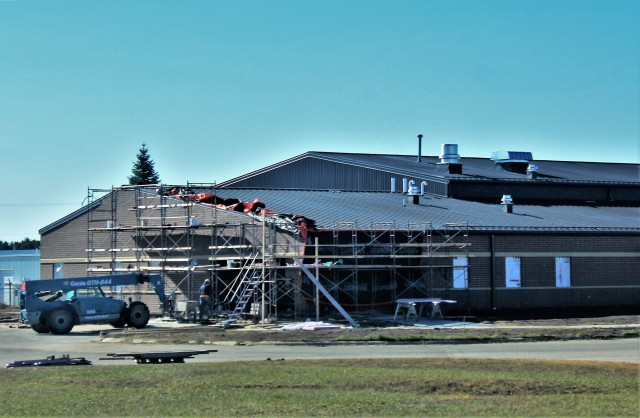 Renovation work on building 2880 on the cantonment area at Fort McCoy, Wis., is shown Oct. 30, 2020. This former facility used by a Navy Reserve Seabees unit is undergoing the renovation to create new spaces for several garrison offices from the...
