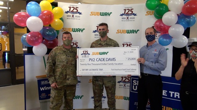Fort Report: IET Soldier wins $25K vacation