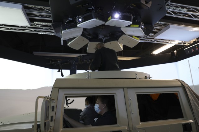The 1st Cavalry Division hosted 17 personnel from Leadership Killeen, at Fort Hood, 18 November, 2020. Participants tried out the Close Combat Tactical Trainer (CCTT).