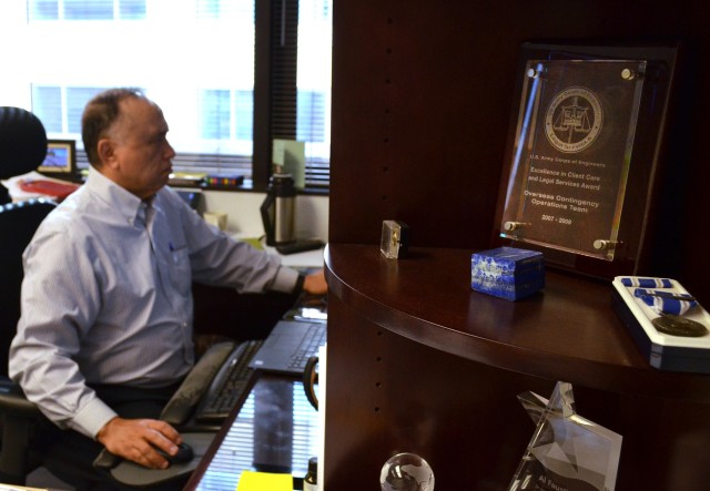 Al Faustino, District Counsel for the U.S. Army Corps of Engineers Sacramento District, has been awarded the Lester Edelman Spirit of Arrowhead Award for Legal Manager of the Year.