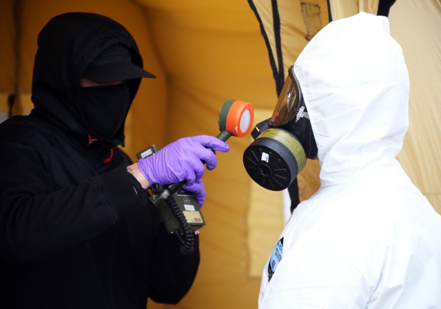 10th Civil Support Team trains at SeaTac Airport