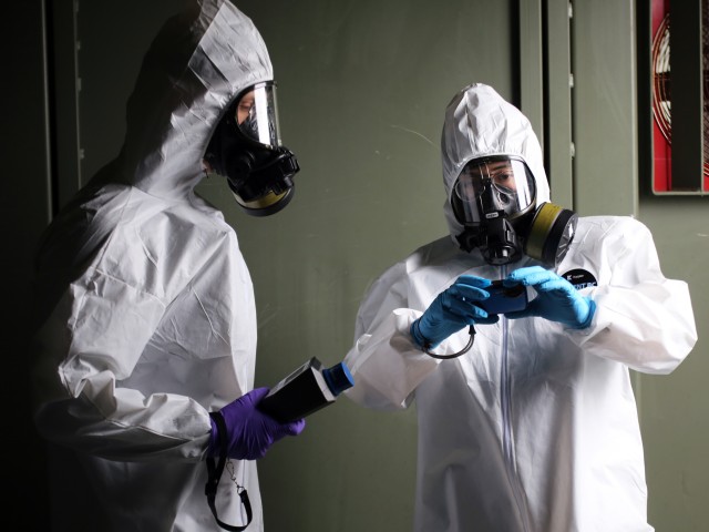 10th Civil Support Team trains at SeaTac Airport