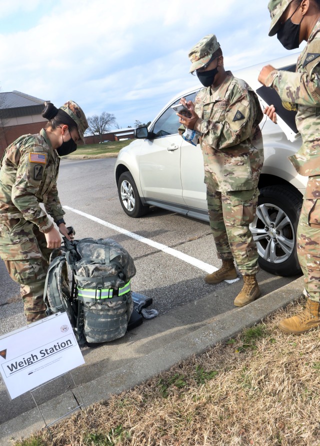 83rd USARRTC ‘gives back’ at 2nd annual ruck march food drive