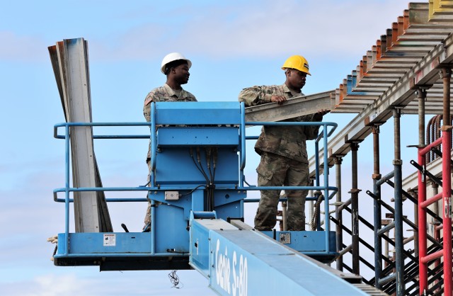 19th Engineers continue progress on steel cutting bunker despite weather, COVID-19 setbacks