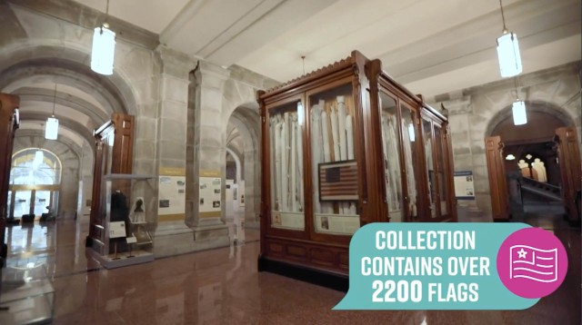 Virtual tour highlights historic N.Y. battle flag collection