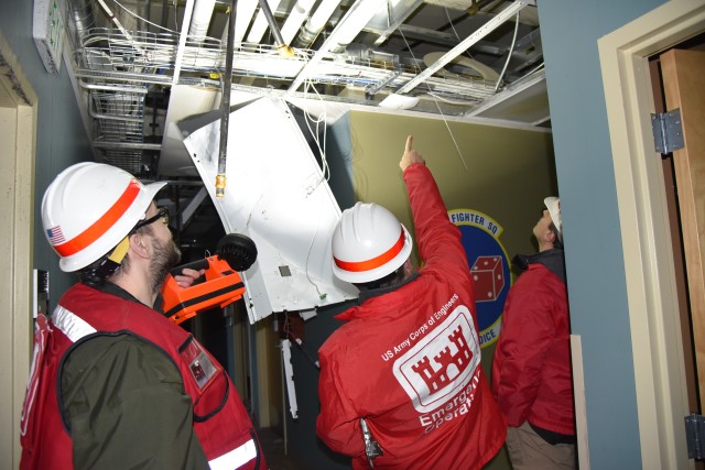 USACE structural assessment team inspects damage