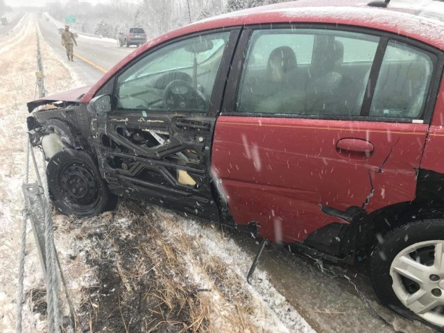 Meeting black ice on I-44