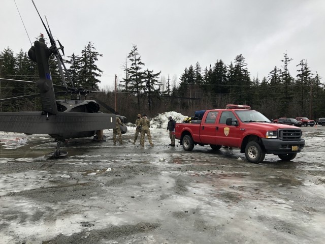 Alaska Guard assists in search and rescue after landslide