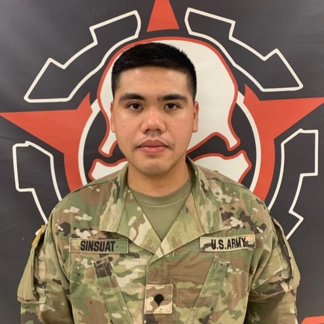 The 20th CBRNE Command recognizes Spc. Datu Jibreel P. Sinsuat, from the CBRNE Response Team 2, 9th CBRNE Company (Technical Escort), 110th CBRN Battalion, as the Defender of the Week.