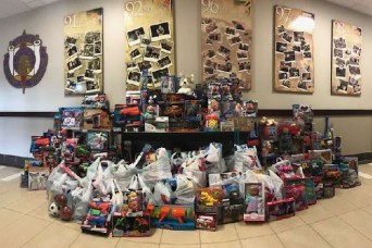 95th Civil Affairs Brigade hosts the Annual Operation Toy Drop