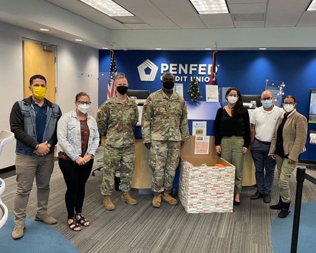 Fort Buchanan’s PENFED branch collected donated food for a Garrison Religious Support Office led food drive for Bill’s Kitchen a non-profit organization that provides free food and services to approximately 800 men, women and children with...
