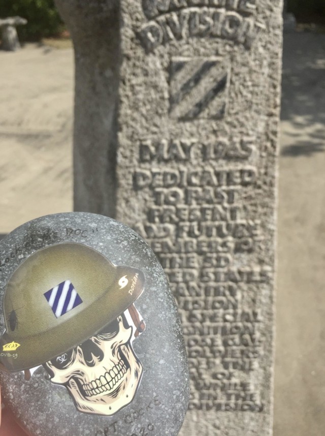 Leadership can often be seen in the small things. The “Rock of the DOC,” created by Maj. Steven Orbon, 3rd Infantry Division, is an award given for support beyond the call of duty to the division operations center. (U.S. Army photo by Staff...