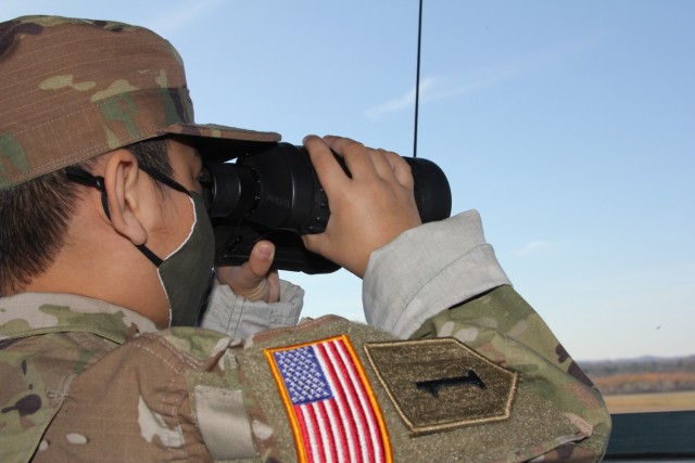 Eight-year-old Miguel Garcia and others participate in a Make a Wish Foundation event Nov. 7, 2020, at Fort McCoy, Wis. On Nov. 7, Fort McCoy hosted a Make a Wish Foundation event for Garcia, whose wish was to be an Army Soldier. Garcia was able...