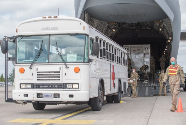 COVID-19 aeromedical evacuations