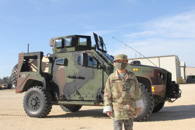 Eight-year-old Miguel Garcia and others participate in a Make a Wish Foundation event Nov. 7, 2020, at Fort McCoy, Wis. On Nov. 7, Fort McCoy hosted a Make a Wish Foundation event for Garcia, whose wish was to be an Army Soldier. Garcia was able...