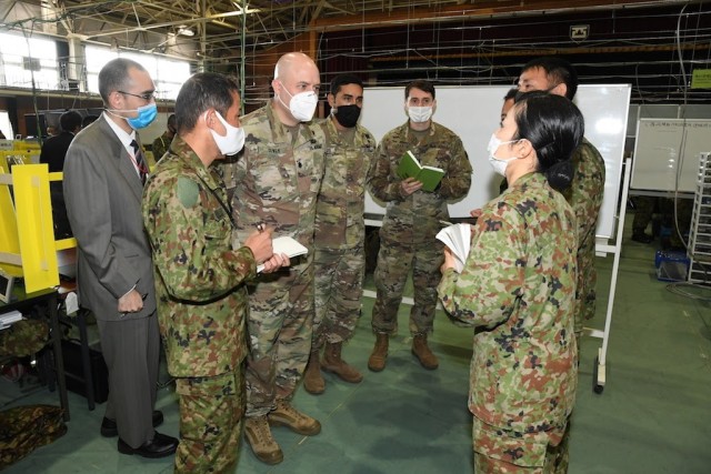 I Corps liaisons and the Japanese Self-Defense Force work side-by-side to enhance readiness and build Partnerships of Strength during Yama Sakura 79.