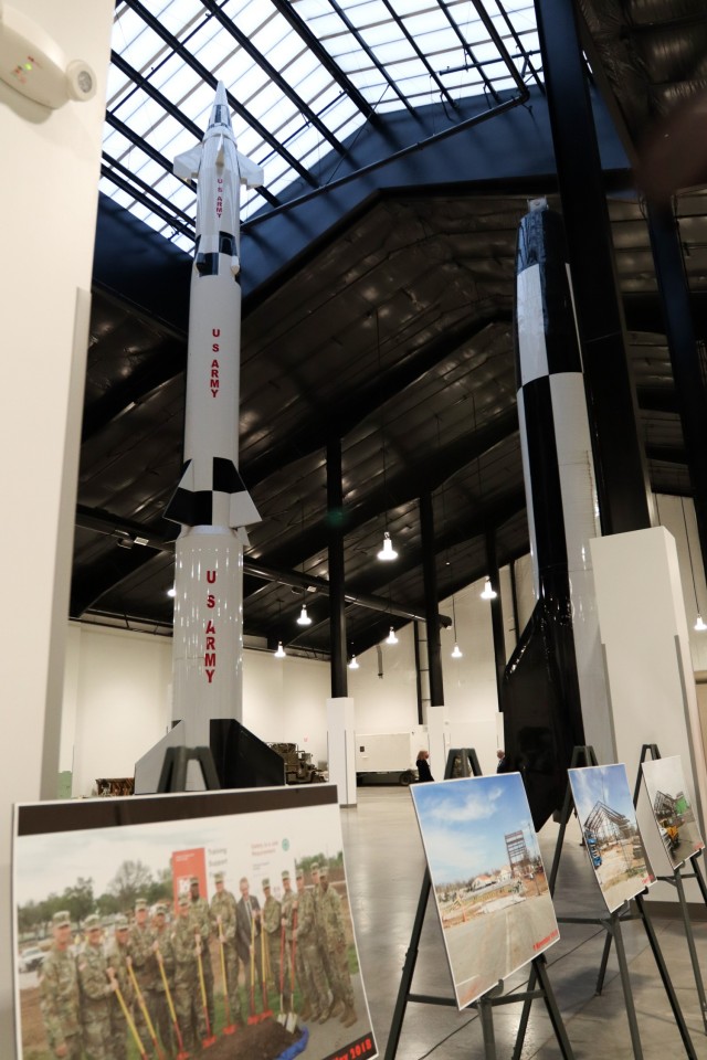Several artifacts are already inside the new Air Defense Artillery Training Support Facility, to include an inert Nike Hercules missile. Two hundred artifacts are expected to be showcased when the facility has its grand opening at the 2021 Fires...