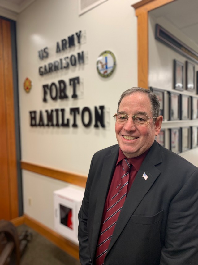 Steve Hood, the U.S. Army Garrison Fort Hamilton Deputy to the Garrison Commander, was named one of the 15 Stalwart Award winners across IMCOM for 2019. The award is usually presented at the IMCOM Commander's Conference in November, but the conference was canceled for 2020 due to the COVID-19 pandemic.