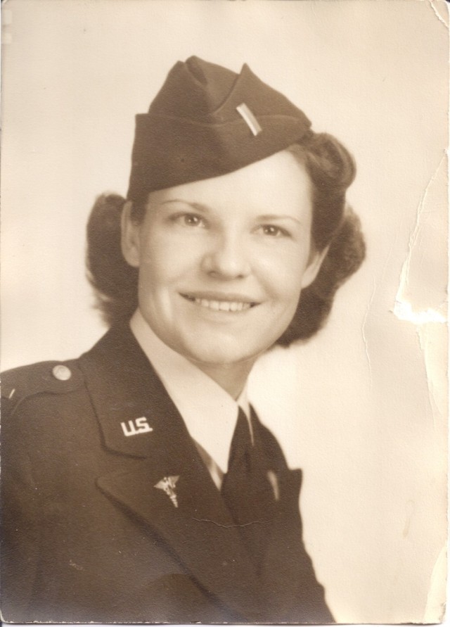 Second Lieutenant Gertrude Indoe, 1943. Photo courtesy of the Mills and Switaj families.