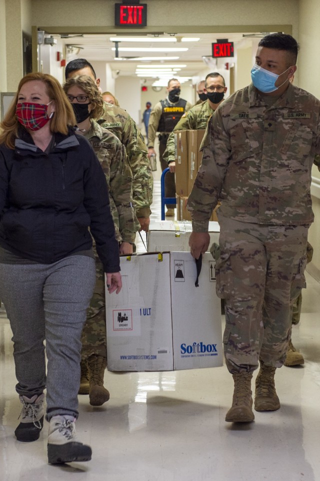 Oklahoma National Guard completes first COVID-19 vaccine delivery
