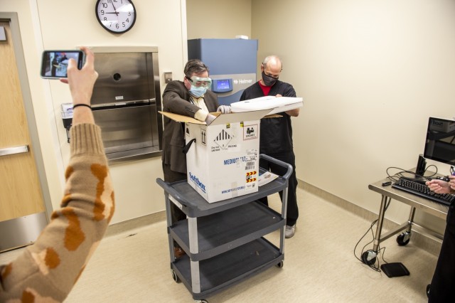 Oklahoma National Guard completes first COVID-19 vaccine delivery