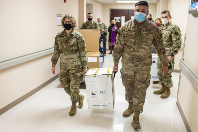 Oklahoma National Guard completes first COVID-19 vaccine delivery