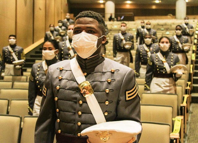 The remaining 21 Class of 2020 cadets showed resiliency and courage as they stood triumphantly at Robinson Auditorium in Thayer Hall during their graduation ceremony on Dec. 10. The cadets filled their seats and listened as Brig. Gen. Cindy R....
