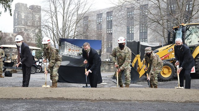 The groundbreaking for the construction of the Cyber Engineering & Academic Center took place Friday at West Point. The Center is expected to be finished by 2025.